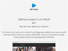 Tablet Screenshot of defrozo.com
